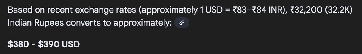 USD Equivalent: ~$385