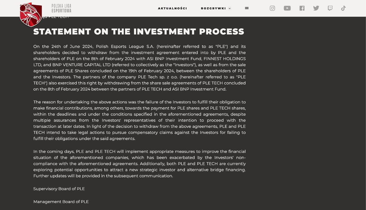 PLE Statement (PL) p.3